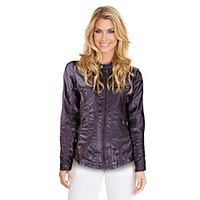 ribitens women fashion casual hooded zip double detachable faux leather Jacket coat leather short Faux Leather Jacket outwear dark brown miniinthebox
