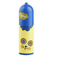 Right Facial Expression Mini Pocket Cooling Fan Yellow