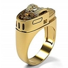Ring 3D Gold Silver Alloy Statement Punk Rock 1pc 6 7 8 9 10 / Men