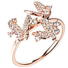 Ring AAA Cubic Zirconia Geometrical Gold Brass Butterfly Cute 1pc 6 7 8 9 10 / Women