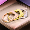 Ring AAA Cubic Zirconia Geometrical Rose Gold Gold Silver Brass Courage Trendy 1pc 6 7 8 9 10 / Women