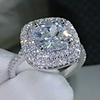 Ring AAA Cubic Zirconia Geometrical Silver Brass Blessed Elegant 1pc 6 7 8 9 10 / Women