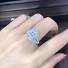 Ring AAA Cubic Zirconia Geometrical Silver Brass Blessed Elegant Trendy 1pc 6 7 8 9 10 / Women