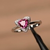 Ring AAA Cubic Zirconia Geometrical Silver Brass Flower Elegant 1pc 6 7 8 9 10 / Women