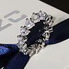 Ring AAA Cubic Zirconia Geometrical Silver Brass Heart Elegant Sweet 1pc 6 7 8 9 10 / Women