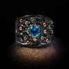 Ring AAA Cubic Zirconia Handmade Black Brass Floral Theme Statement Artistic Vintage 1pc 6 7 8 9 10 / Women