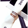 Ring AAA Cubic Zirconia Mismatched Rose Gold Silver Brass Blessed Elegant Trendy Cute 1pc 6 7 8 9 10 / Women