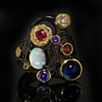 Ring AAA Cubic Zirconia Retro Black Brass Floral Theme Unique Design Vintage 1pc 6 7 8 9 10 / Women