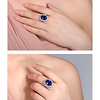 Ring AAA Cubic Zirconia Silver Platinum Plated Stylish 1pc Adjustable / Women