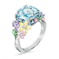 Ring AAA Cubic Zirconia Silver Platinum Plated Sweet 1pc 6 7 8 9 10 / Women