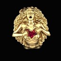 Ring AAA Cubic Zirconia Vintage Style Gold Brass Gemini European Gothic 1pc 6 7 8 9 10