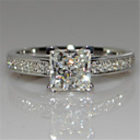 Ring AAA Cubic Zirconia White Purple Yellow Platinum Plated Alloy Stylish 1pc 5 6 7 8 9 / Women