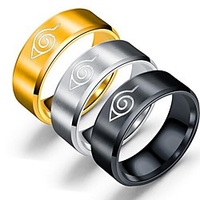 Ring Black Gold Silver Alloy Totem Series Simple 1pc 6 7 8 9 10 / Men