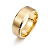 Ring Classic Black Blue Gold Stainless Steel Ball Simple Basic 1pc 6 7 8 9 10