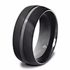 Ring Classic Black Titanium Steel Geometric Basic Trendy 1pc 7 8 9 10 11 / Men