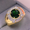 Ring Classic Gold Copper Imitation Diamond Flower Stylish 1pc 7 8 9 10 11 / Men