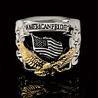 Ring Classic Gold Silver Copper Gold Plated Eagle Fashion 1pc 9 10 11