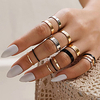 Ring Classic Rainbow Alloy Blessed Fashion Vintage Classic 1 set 6 / Women