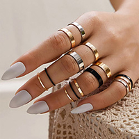 Ring Classic Rainbow Alloy Blessed Fashion Vintage Classic 1 set 6 / Women