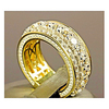 Ring Classic Rose Gold Gold Silver Imitation Diamond 14K Gold Plated Flower Stylish 1pc 7 8 9