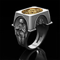 Ring Classic Silver Copper Gold Plated Prayer Fashion 8 9 10 11 / Men