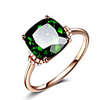 Ring Emerald Classic Rose Gold Copper Imitation Diamond Flower Fashion 1pc 6 7 8 / Women