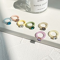 Ring Fancy Resin Stone Stylish Simple European 1pc 8 miniinthebox
