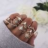 Ring Gold Crystal / Rhinestone Alloy 10pcs / Women