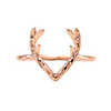 Ring Hollow Black Gold Silver Alloy Deer Animal Ladies Simple Fashion 1pc 6 7 8 9 / Women