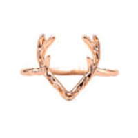 Ring Hollow Black Gold Silver Alloy Deer Animal Ladies Simple Fashion 1pc 6 7 8 9 / Women