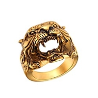 Ring Hollow Gold Silver Stainless Steel Skull Fashion 1pc 7 8 9 10 11 / Men