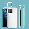 Ring Light Flash Phone Case for iPhone 12 Pro Max 11 Pro Max LED Selfie Flashlight Video Light Lamp Cellphone Case Back Cover for iPhone 7 8 Plus XS XR 11 12 miniinthebox
