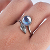 Ring Mismatched Silver Copper Silver-Plated Swan Petal Stylish Artistic Simple 1pc Adjustable / Women