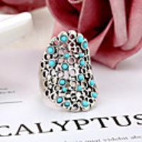 Ring Resin Geometrical Silver Resin Alloy Rustic / Lodge European Fashion 1pc 8 9 10 11