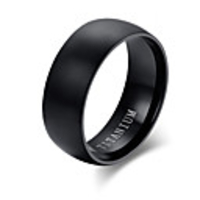 Ring Retro Black Alloy Simple European Fashion 1pc 6 7 8 9 10