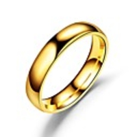 Ring Retro Gold Alloy Simple European Fashion 1pc 6 7 8 9 10 / Couple