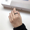 Ring Retro Silver Alloy Simple Vintage Trendy 1pc Index Finger Middle Finger Ring Finger / Open Cuff Ring