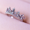 Ring Rose Gold Silver Alloy Crown Ladies Personalized 5 6 7 8 9 / Women