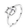 Ring Silver Silver-Plated Alloy Cat Butterfly 1pc 6 7 8 9 / Women