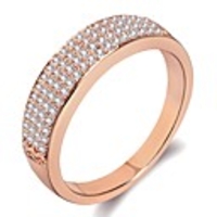 Ring Stylish Rose Gold Silver Brass Platinum Plated Rose Gold Plated Star Gypsophila Ladies Simple Hyperbole 1pc 5 6 7 8 9 / Women