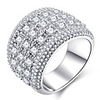 Ring Stylish Silver Copper Platinum Plated Imitation Diamond Star Gypsophila Ladies Classic Hyperbole 1pc 6 7 8 9 10 / Women