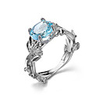 Ring Synthetic Sapphire Retro Silver Alloy Leaf Classic Romantic Sweet 1pc 6 7 8 9 10 / Women
