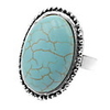 Ring Turquoise Green Turquoise Alloy Daily Casual Jewelry