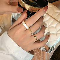 Ring Vintage Style Gold Alloy Infinity Personalized Simple Fashion 1 set Adjustable Index Finger / Women