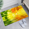 Rippled Water Surface Digital Printing Floor Mat Modern Bath Mats Nonwoven Memory Foam Novelty Bathroom miniinthebox