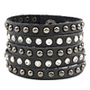 Rivet Feast Leather Bracelet