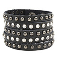 Rivet Feast Leather Bracelet