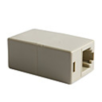 RJ-11 Modular Phone Line Coupler Extension Jack
