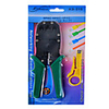 RJ45 Network Cable Crimp with Cable Cutter 2-set Toolkit