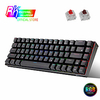 RK68 (RK855) 65% Bluetooth RGB Hot Swappble Mechanical Gaming Keyboard Compact 68 Keys Wireless Gamer Keyboard for PC Laptop miniinthebox